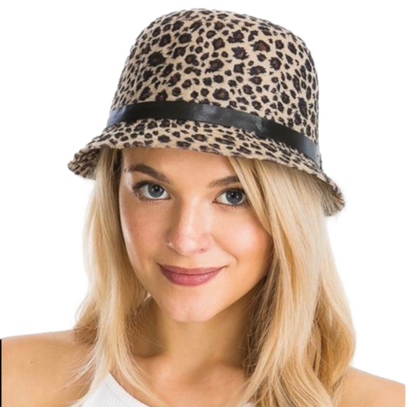 Amy Rey Accessories - Leopard Cheetah Animal Print Bucket Hat Trending